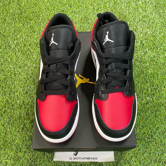 Air Jordan 1 low GS ‘Bred Toe’ - Picture 4 of 6